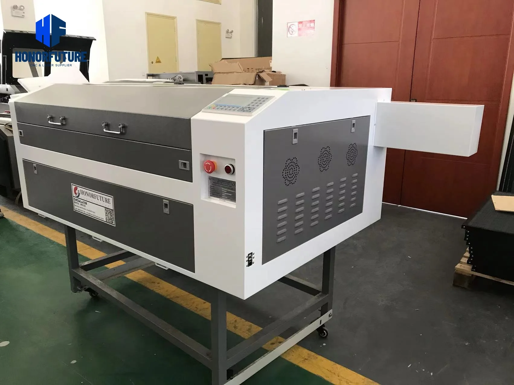 Fabriek 90 * 60 cm Lasersnijder Lasermachine CO2 Lasergraveerder 9060 voor acrylhout