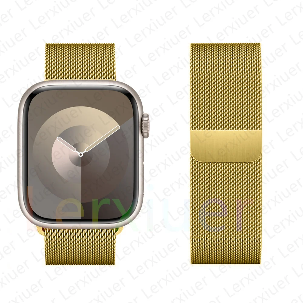 Elegant Milanese Loop Mesh Bracelet for Smartwatch Series - Premium Watch Strap Replacement