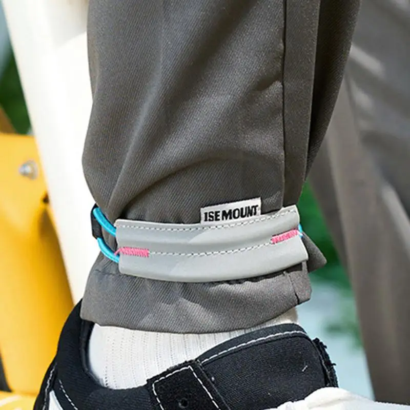 Cycling Pants Strap Cycling Trousers Band Reflective Adjustable Daily Use Riding Decor Trousers Blouses Straps Elastic