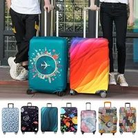 1pcs Luggage Cover Travel Suitcase Protective Cover for 18-32 Inch Stretch Fabric Dust Covers Travel Accessories Luggage Supplie 1