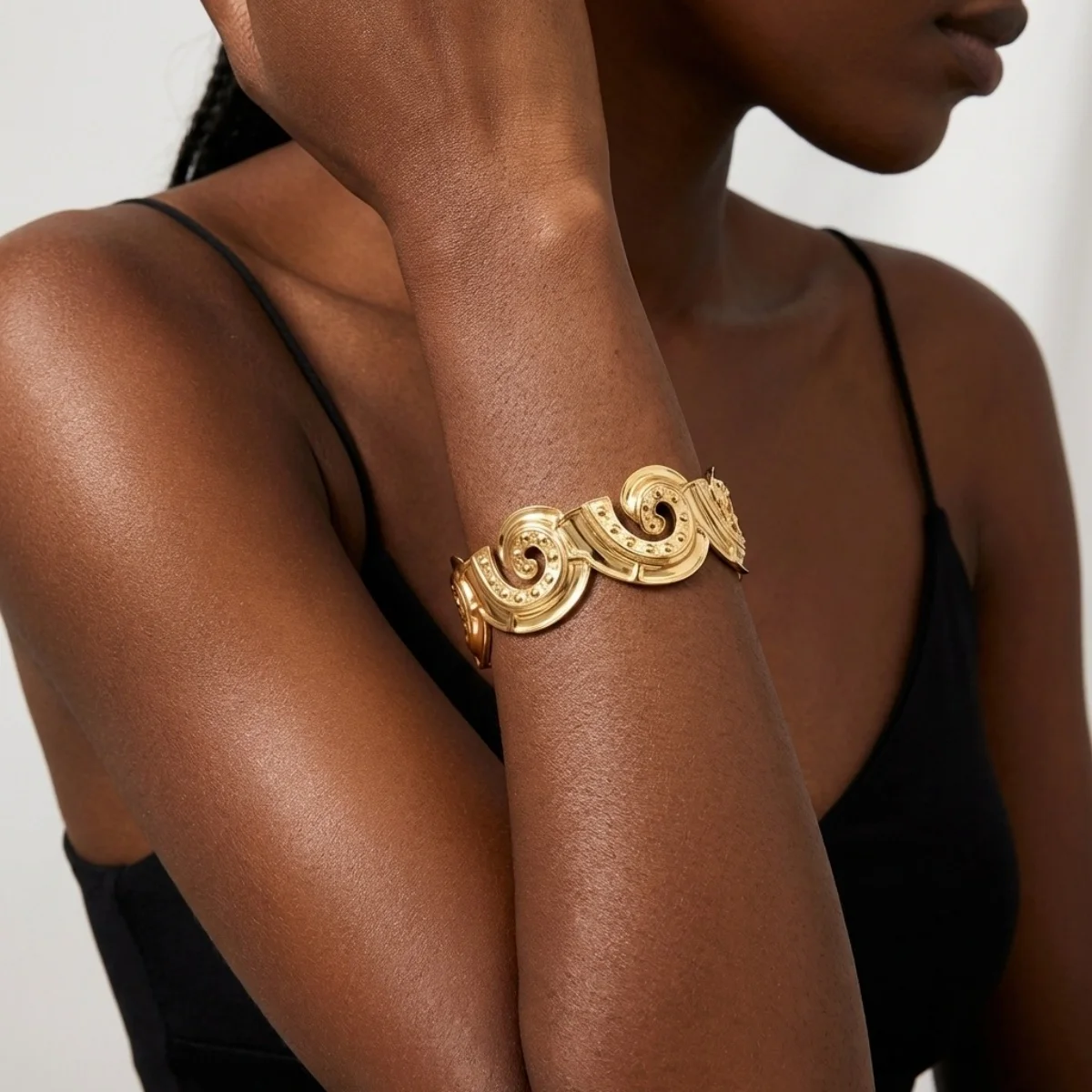 Edelstahl Spiral-Muschel-Armreifen für Damen und Herren, Punk-Sommer-Schmuck mit Krabben-, Fisch-, Seestern-, Schildkröten- und Hummer-Motiven, Strand-Schmuck – Detail 7