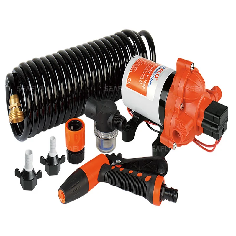 

SEAFLO 33 Series Washdown Pump Kit With Coiled Hose Marine Boat RV Caravan