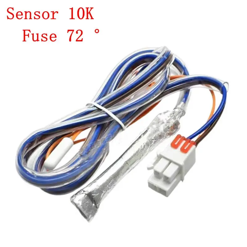 Refrigerator Temperature Sensor for LG AP4438477 resistance value 10K Refrigerator Defrost Sensor+Fuse Replacement Parts