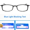 Ultra Thin Reading Glasses for Men Women Hyperopia Anti Blue Light Magnify Eyewear Presbyopic Optical full frame black +1.5 +2.5 5