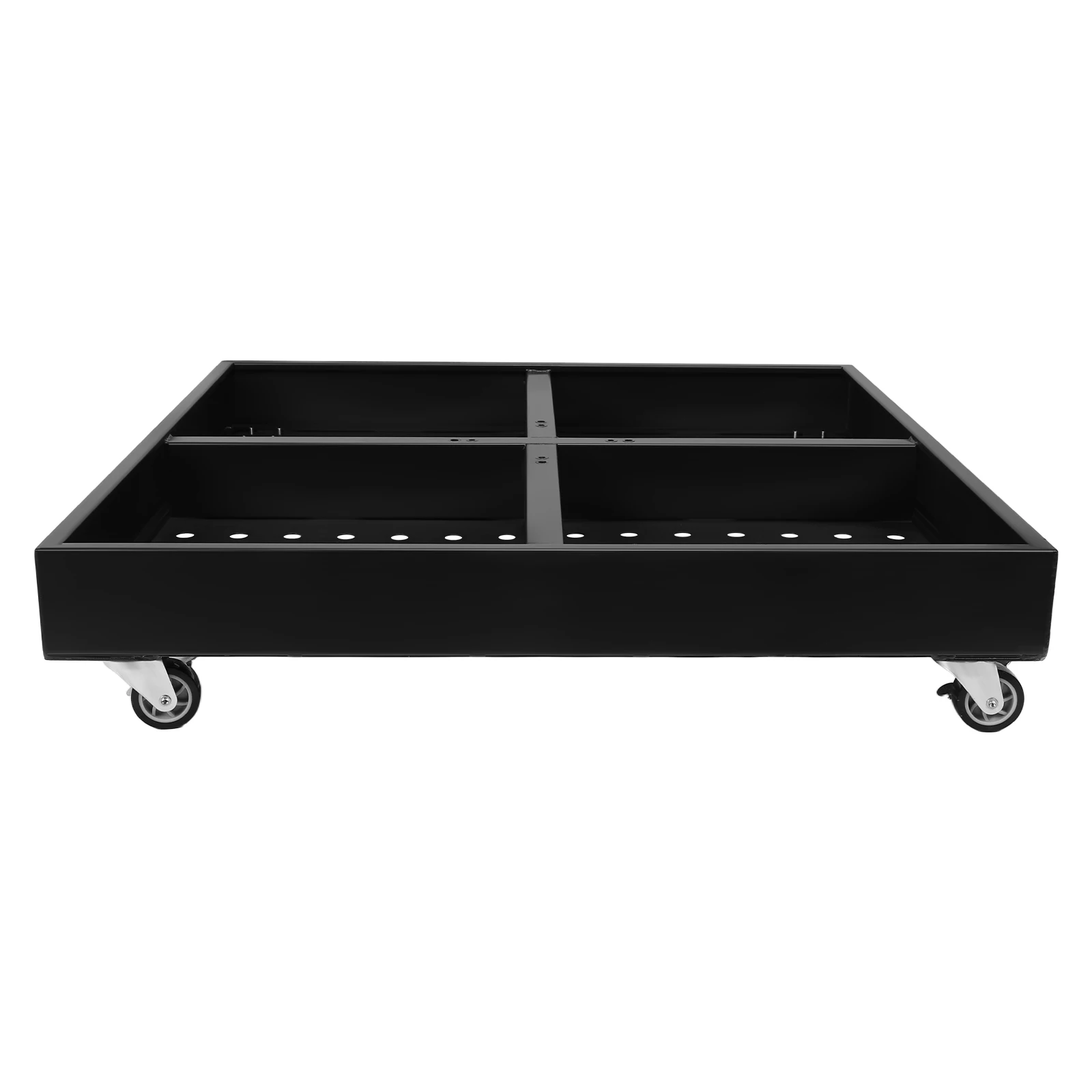 Metal Patio Umbrella Base with Wheels for Outdoor Garden Poolside