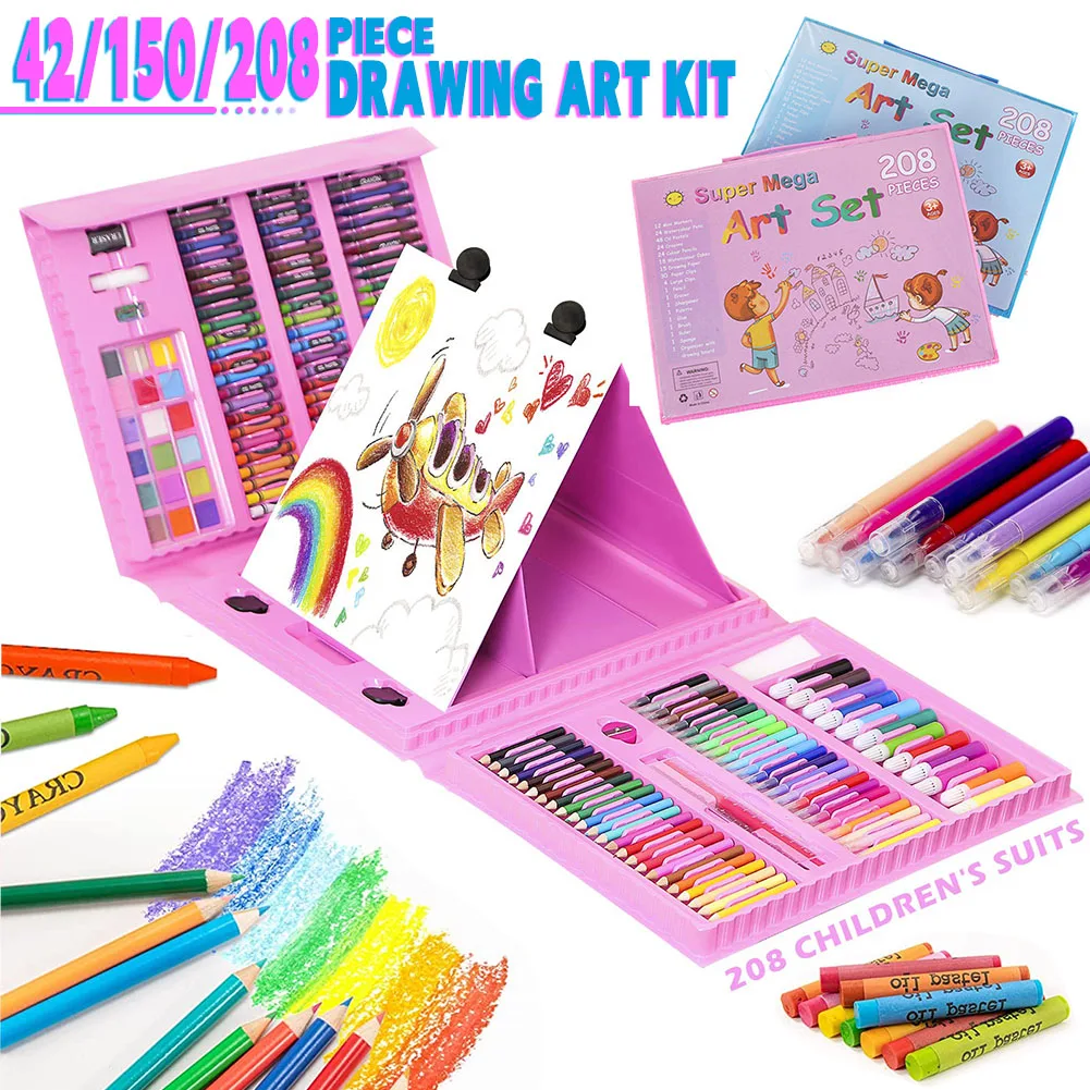 Art Painting Supplies 150 Piece Deluxe Art Set for Adults and Kids, Drawing Painting  Kit in Wooden Box - AliExpress