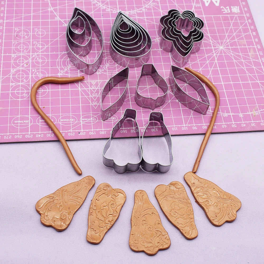 Stainless Steel Cake Cookie Cutter Tools  Polymer Clay Cutters Jewelry  Making - Pottery & Ceramics Tools - Aliexpress