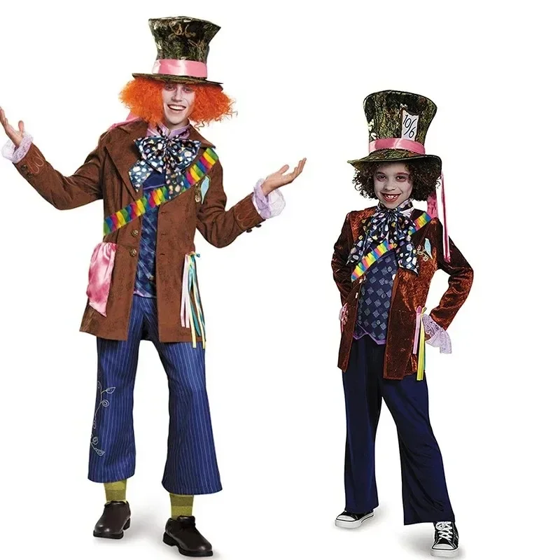 alice-in-wonderland-cosplay-mad-hatter-costumes-for-men-kids-carnival-party-outfit-suit-with-top-hat-halloween-roleplay-clothing