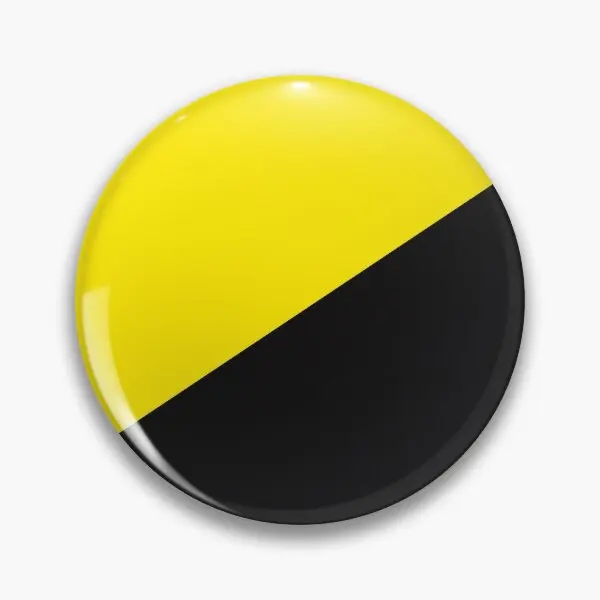 

Ancap, флаг, черный и желтый, Anarchocapit, мягкая пуговица, булавка для воротника, булавка для лацкана, забавная мультяшная Женская бижутерия, модный значок для одежды