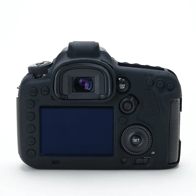 Coque peau en Silicone souple, housse de protection pour appareil photo DSLR, pour Canon EOS R100 R8 R7 R6 R6II R5 R10 R50 R RP 70D 80D 2000D T7-For EOS R7 Rouge- image 59 | Rakuten