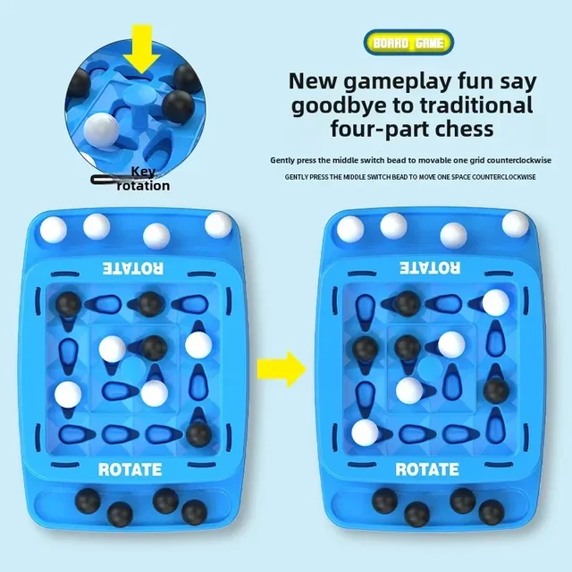 4 in A Row Game Educational Orbit Logic Board Game for Kids Family Party Table Top Strategy Board Game Night 2024 new 2