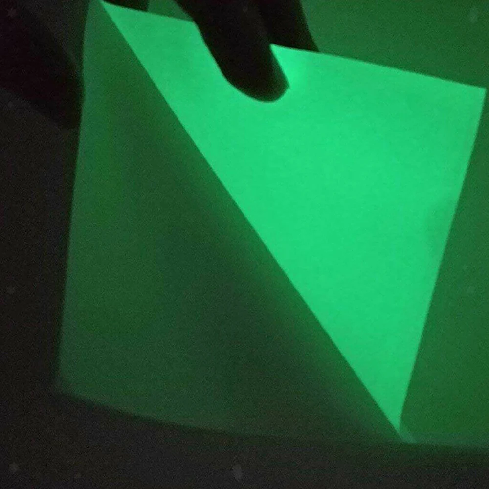 A4 Glow In The Dark Printing Paper PET Adhesive Night Light Film Adhesive Printing Inkjet Luminous Paper Handmade DIY luminous printing paper