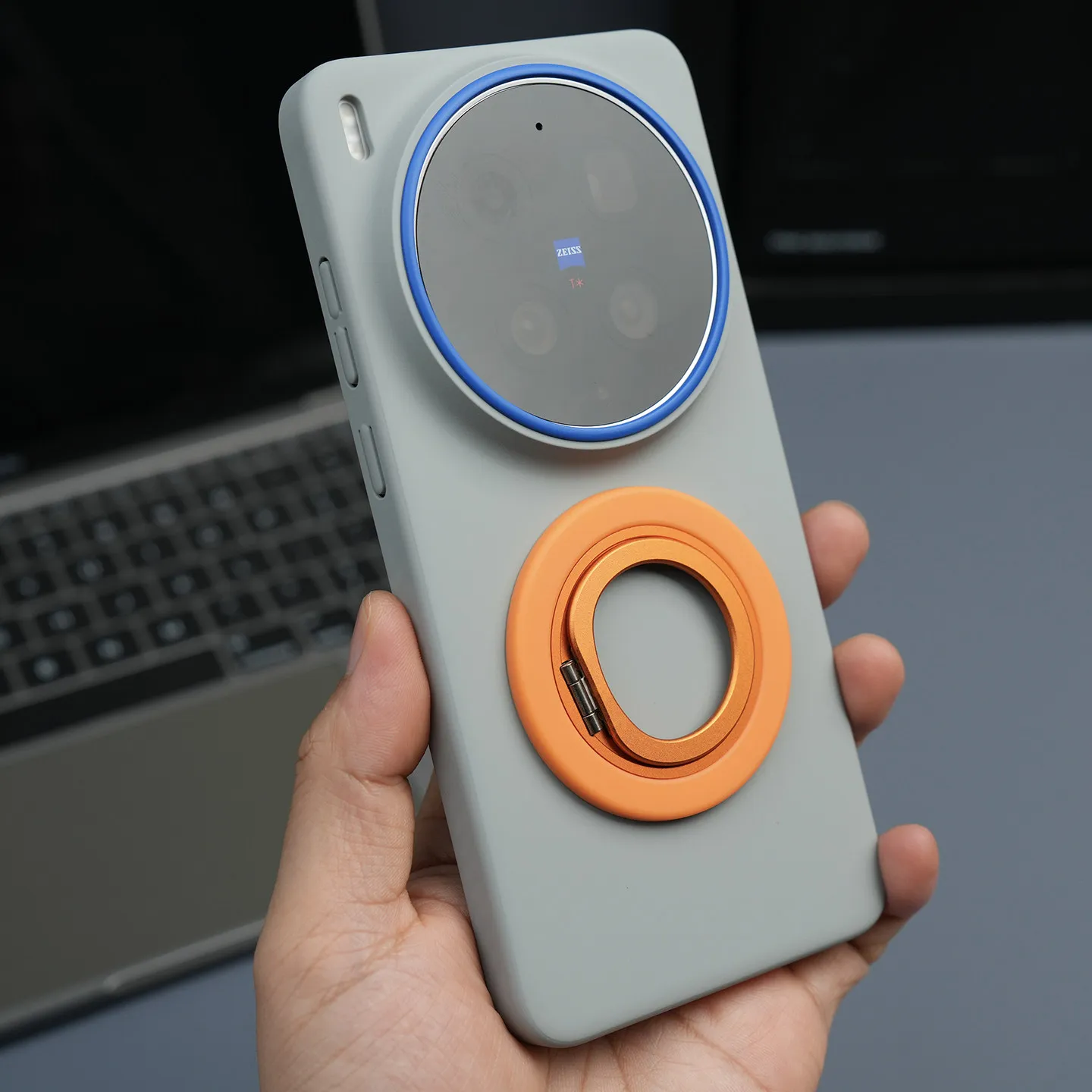 Matte Lens Ring Raised Anti-Fall Magnetic Protective Phone Case - New Design Shell