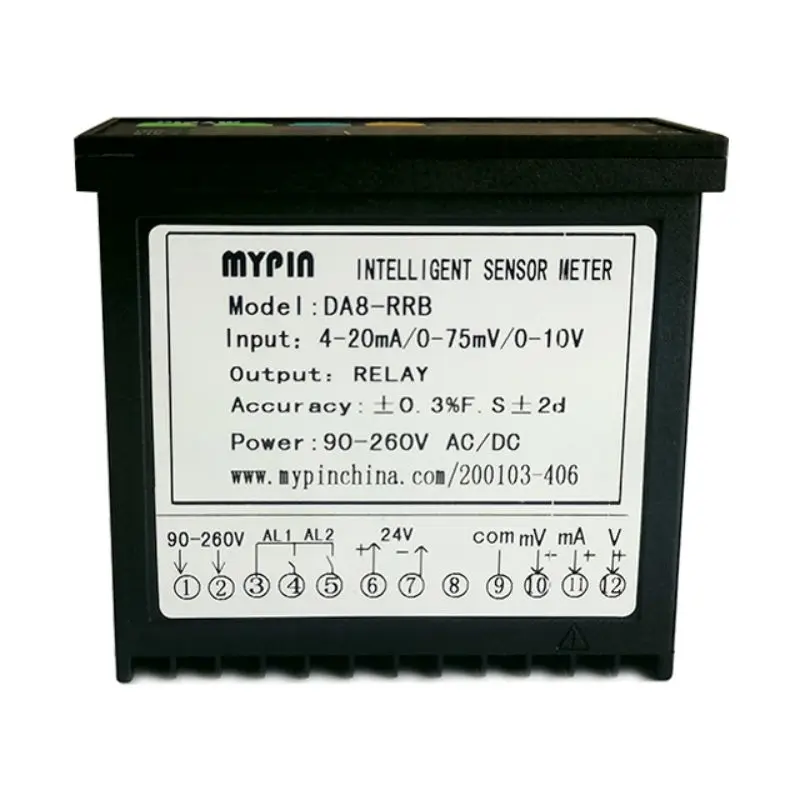 Pressure Sensor Module MYpin (DA8-RRB) Universal Liquid Oil Pressure Measurement 2 relays output