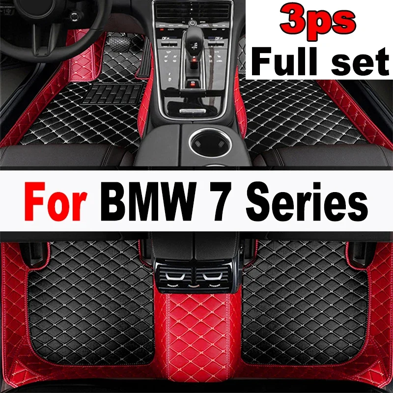 

Car Floor Mats For BMW 7 Series E65 2001~2008 Anti-dirt Leather Mat Carpets Rugs Protective Pad Car Accessories Interior Parts