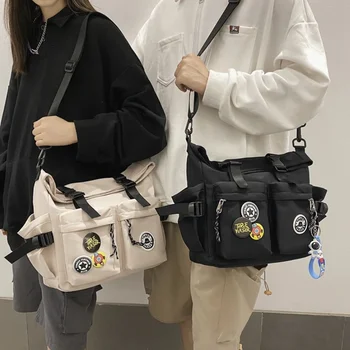 Borsa a tracolla, borsa da uomo, nuovo marchio alla moda, borsa a tracolla alla moda casual, semplice e versatile, borse a mano per zaino cargo per studenti