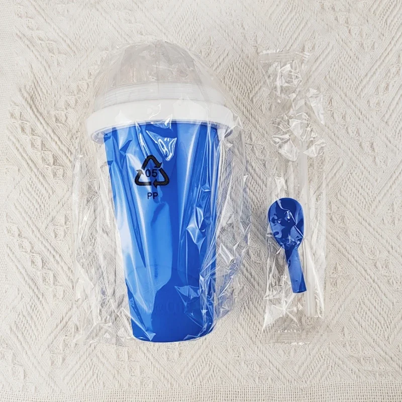 Plastic Cup Double Layer Pinch Cup For Quick Cooling Outdoor Ice Making