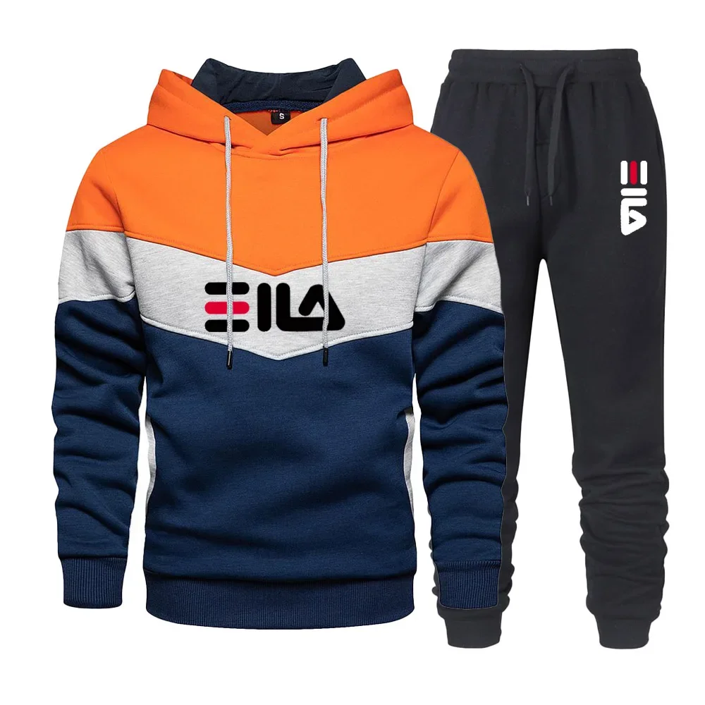Men's Tracksuit Pants Casual Hoodies + Long Pants 2PCS Set or Print Hoodies Sport Outdoor Clothes Sport Jogging Wear sports suit sports set tracksuit set outdoor suit set