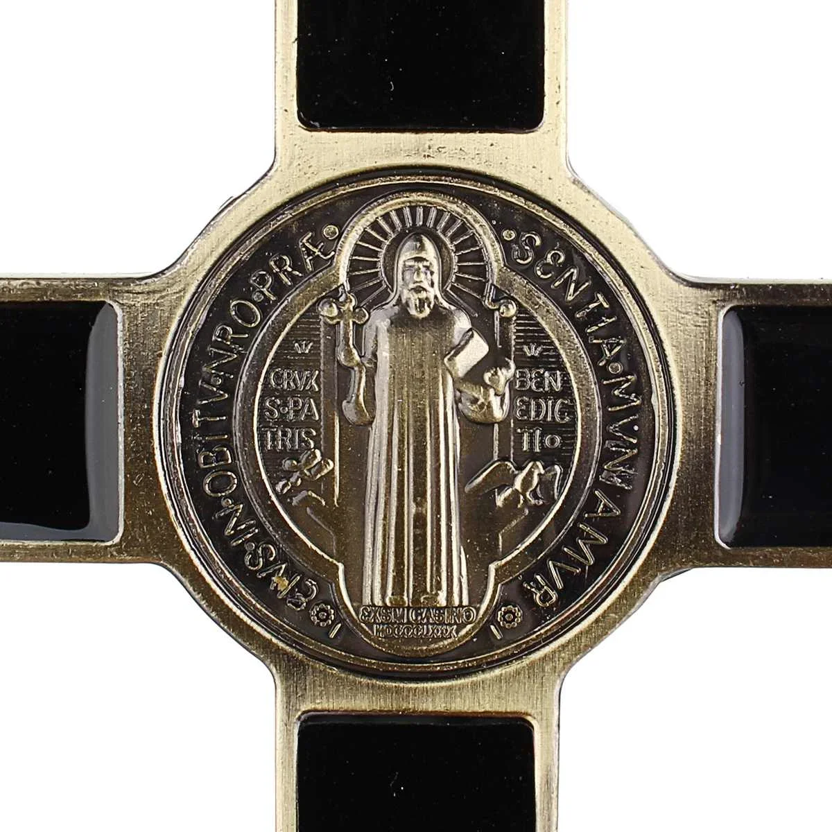 Jesus Crucifix Sculpture Wall Crucifix Cross Jesus Christ Religious Saint 3D Craft Decor Jesus Christ On The Stand Antique Decoration 19.5x9.5cm