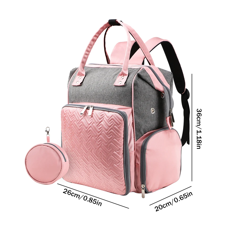 Crochet Yarn Organizer Bag Large Capacity Portable Storage Backpack Nylon Lightweight Wear-resistant Sewing Crochet Hooks