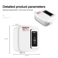 3500W Mini chauffe-eau électrique instantané salle de bains cuisine chauffe-eau sans réservoir robinet affichage de la température robinet ensemble de douche 6