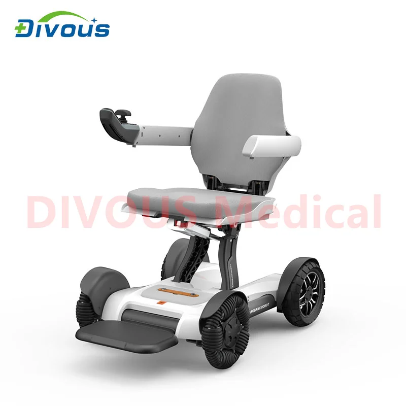 Fully Automated Remote Folding Mobility Scooter Bluetooth App Electric Wheelchair for Disabled