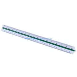 Premium 30cm Triangular Metric Scale Ruler (71130B large scale)