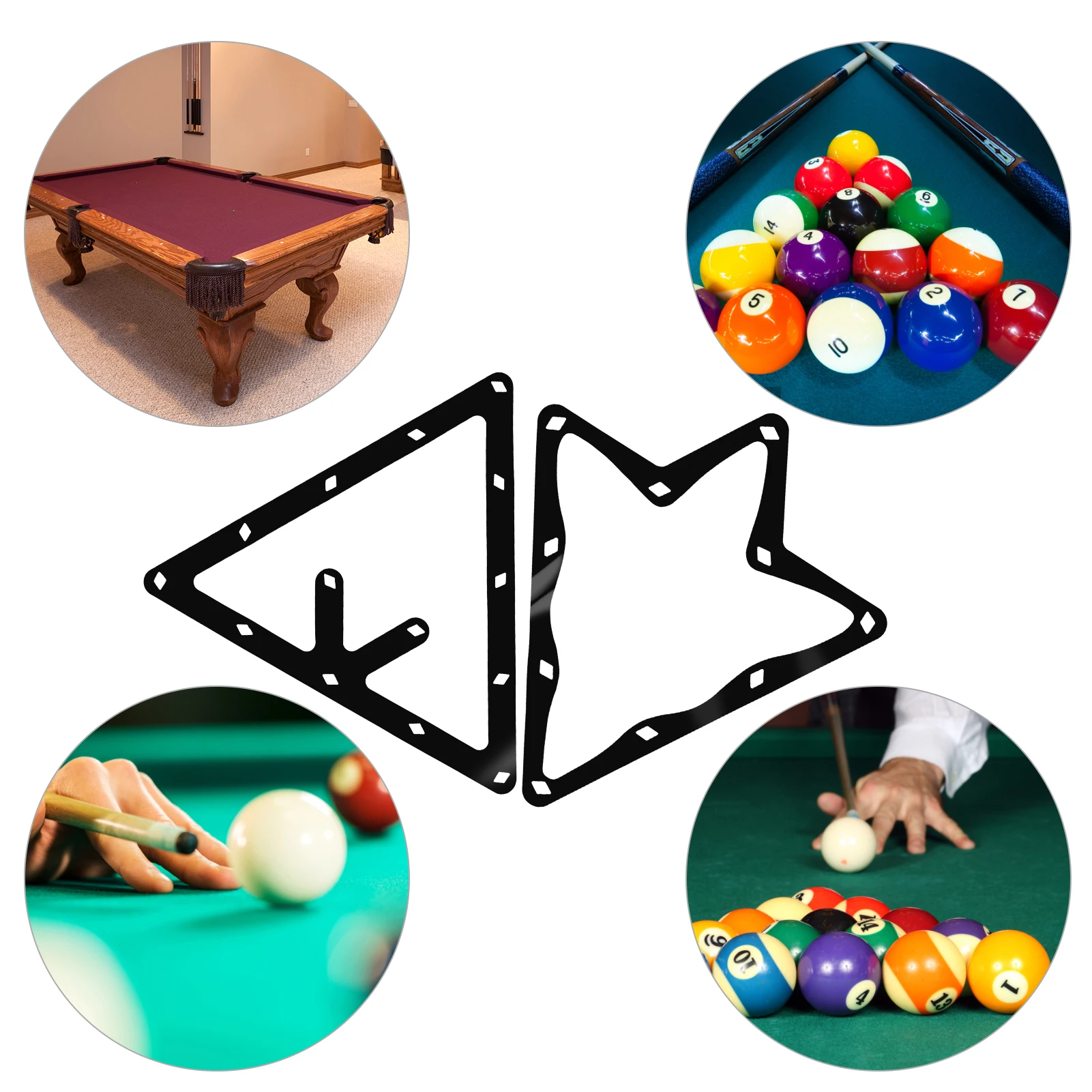 Buy Billiard triangle Magic Ball Rack - The World Billiards