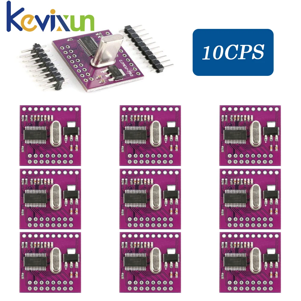 thumbnail image 2 of JESSINIE 2Pcs SC16IS752 I2C SPI To UART Serial Adapter Module Dual Channel Uart Conversion Module I2c Spi Communication Module With Pins 2 of 14