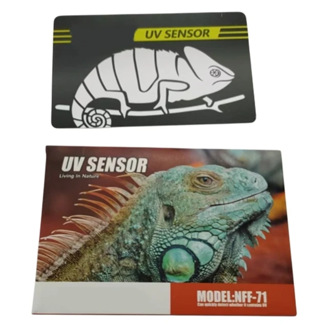 Reptile UVB Light Lamp Bulb Test Card UV Tests Paper Reptiles Terrarium Lamp Life Effective Tester Meter Pet Supplies Reptile UVB Light Lamp Bulb Test Card UV Tests Paper Reptiles Terrarium Lamp Life Effective Tester Meter Pet Supplies