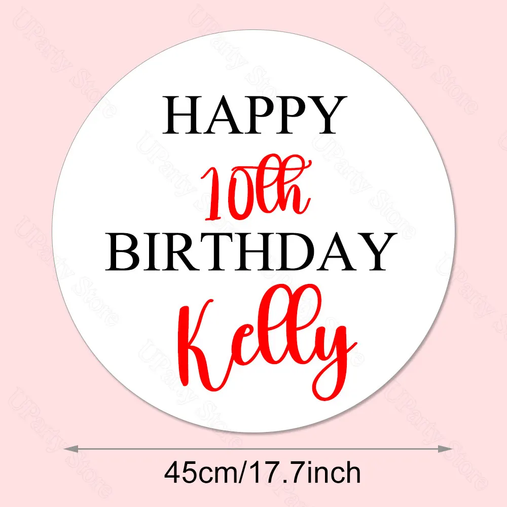 Birthday Welcome Sign Board Personalized Vinyl Sticker Mosaic Board Welcome Sign for Birthday Party Wedding Baby Shower