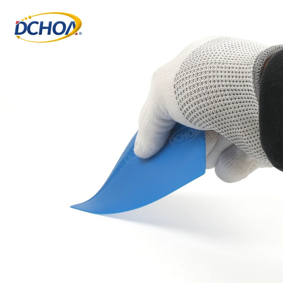 10pcs 비닐 포장 도구 미니 스퀴지 스마트 카드 유연한 얇은 가장자리 세부 도구 가장자리 도구 자동차 스타일링 청소 스크레이퍼