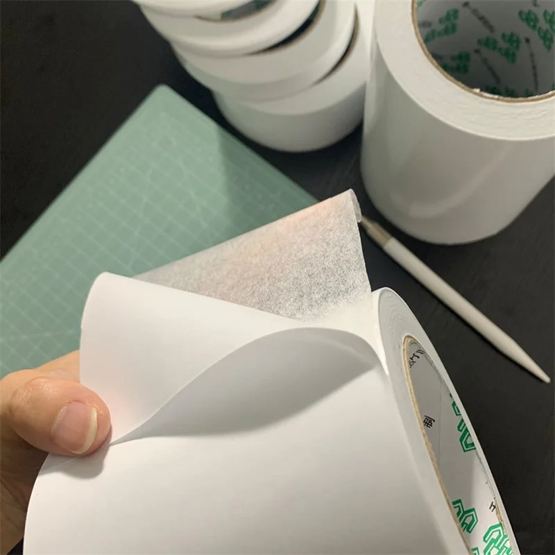 Grevosea 6 rotoli di nastro biadesivo per artigianato, nastro adesivo biadesivo per lavori artistici, scrapbooking, carta, supporto di carta (5 mm/8 mm/10 mm/15 mm