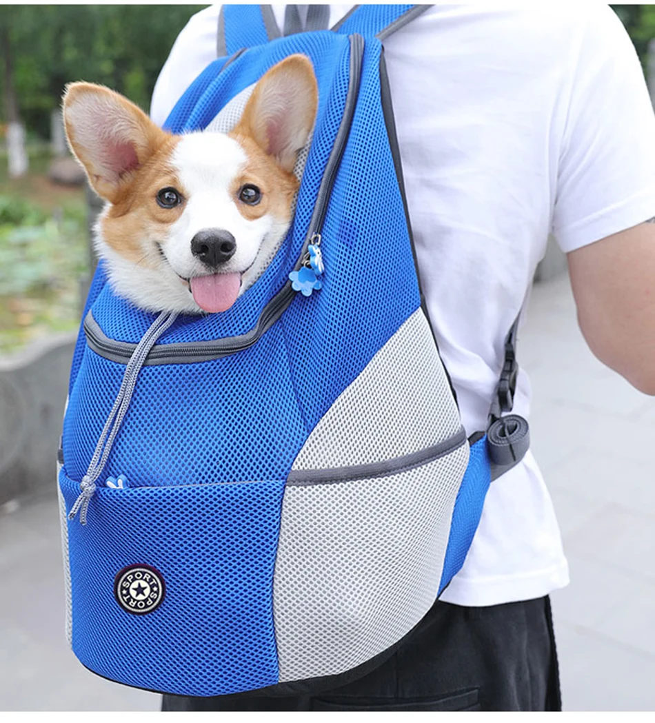 Best Dog Backpack Carrier Bag Travel Double Shoulder