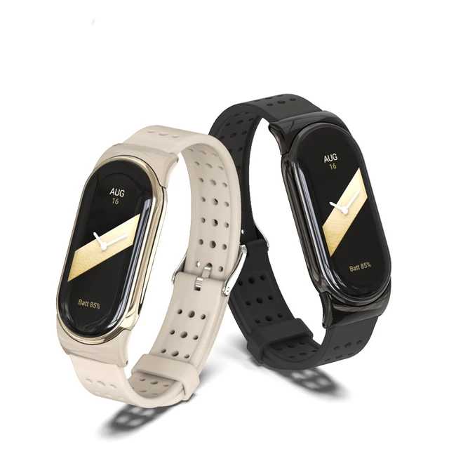 Correa para Xiaomi Mi Band 8, pulsera deportiva transpirable de TPU,  accesorios de repuesto para reloj inteligente - AliExpress