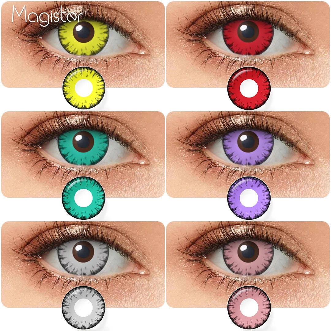 sjaal wetenschapper Tegenhanger Halloween Kleur Contactlenzen Vampire Cosplay Gekleurde Lenzen 1 Paar  Pupilentes Halloween Lenzen Voor Ogen|null| - AliExpress