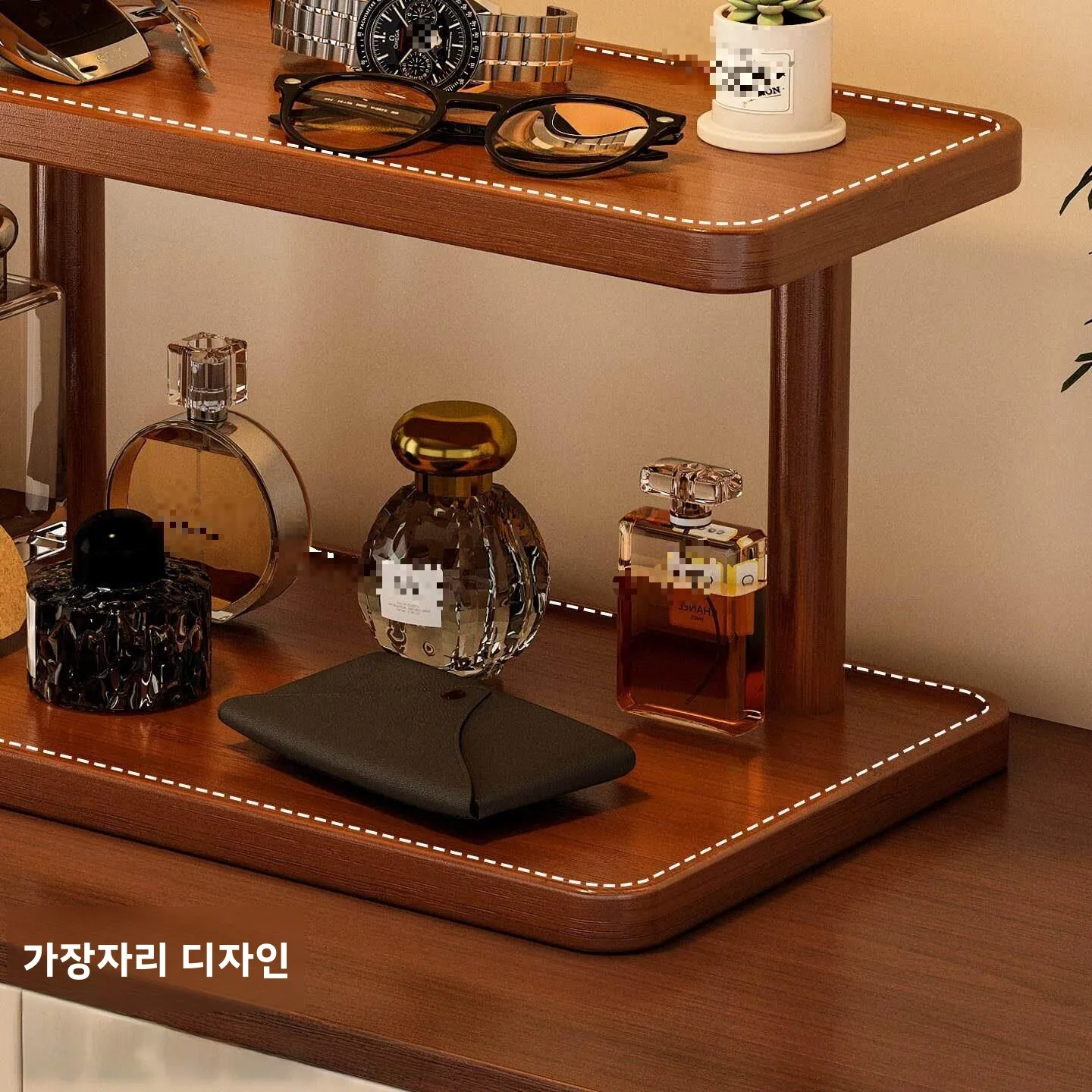 윈드 키스 입구 다층 수납 랙 열쇠 보석 진열대 홈 데코 향수 홀더 화장품 정리함