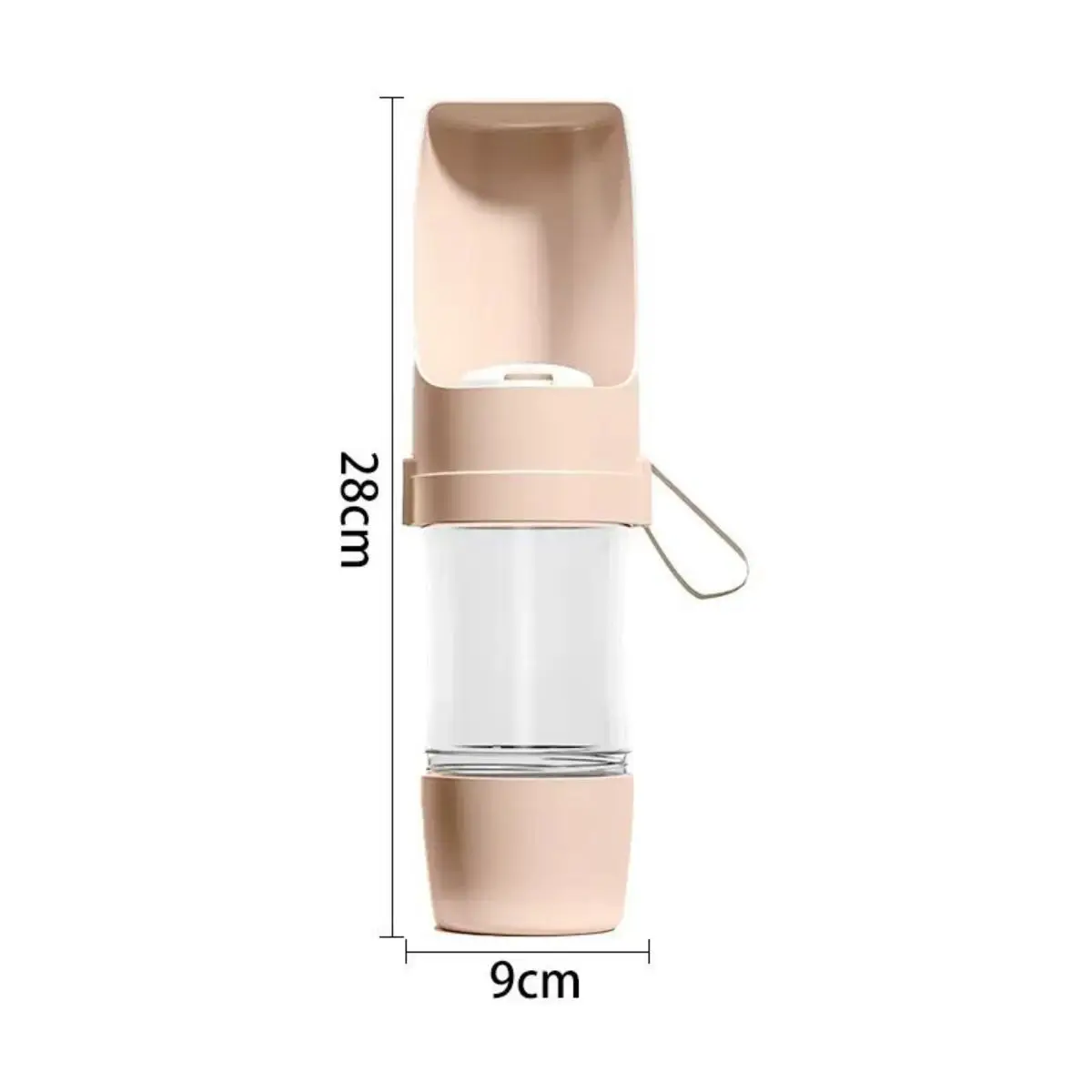Portable Dog Cat Water Bottle with Storage Food and Water thumbnail 2