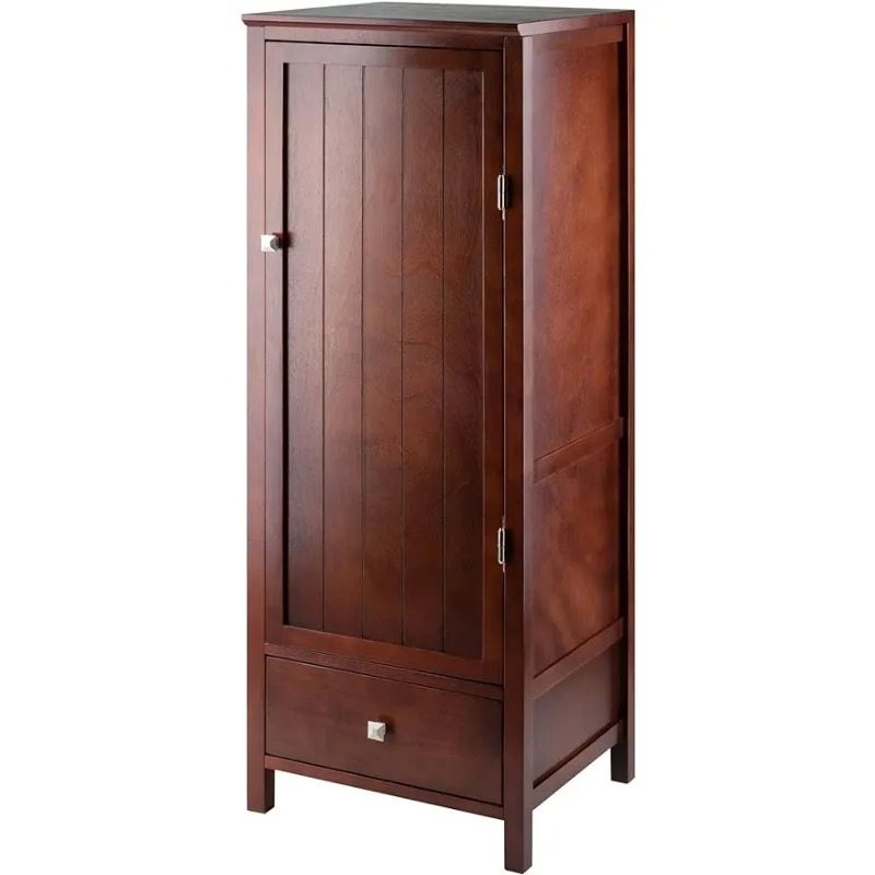 

Winsome 94402 Pantry Cupboard with Door, Antique Walnut