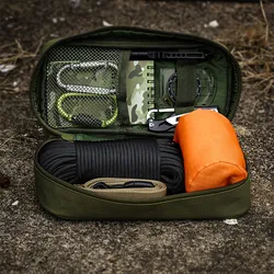 Bolsa de almacenamiento portátil para herramientas médicas, bolso de escalada, estuche pequeño de viaje, 2 piezas