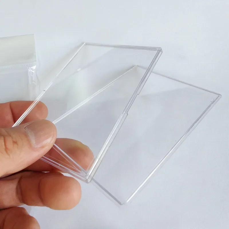 Card Holder Acrylic Sleeves 10Pcs