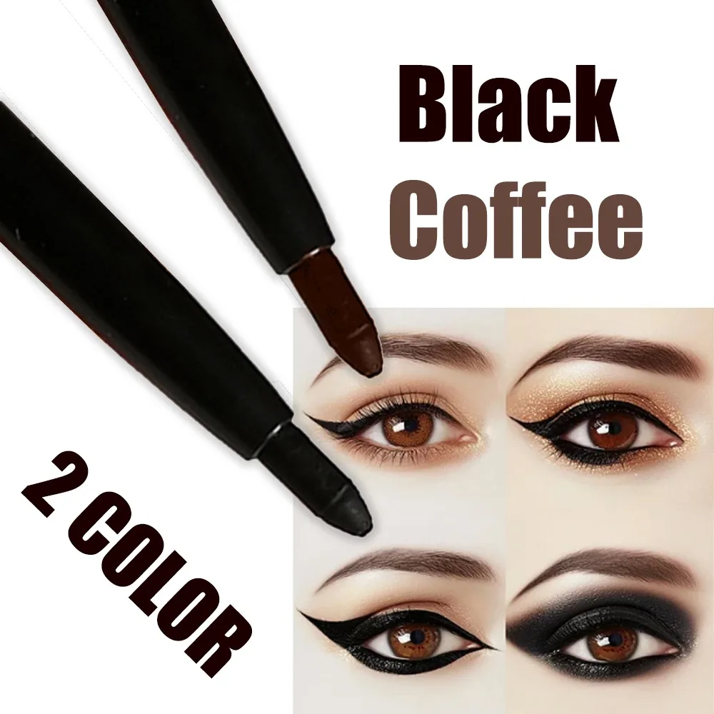 Waterproof Sweat-Proof Eyeliner Pencil 3Pcs Long-Lasting Smudge-Proof Bold Eye Makeup Easy Glide Formula