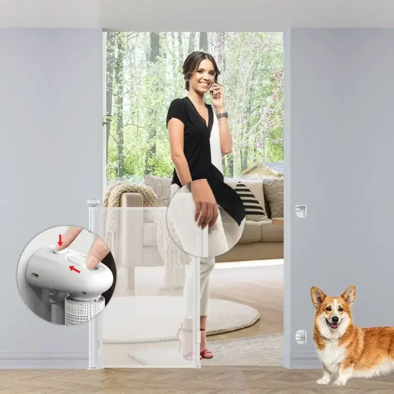 Retractable Safety Gate Baby Protection Guard for Home Stairway Indoor and Outdoor Usage