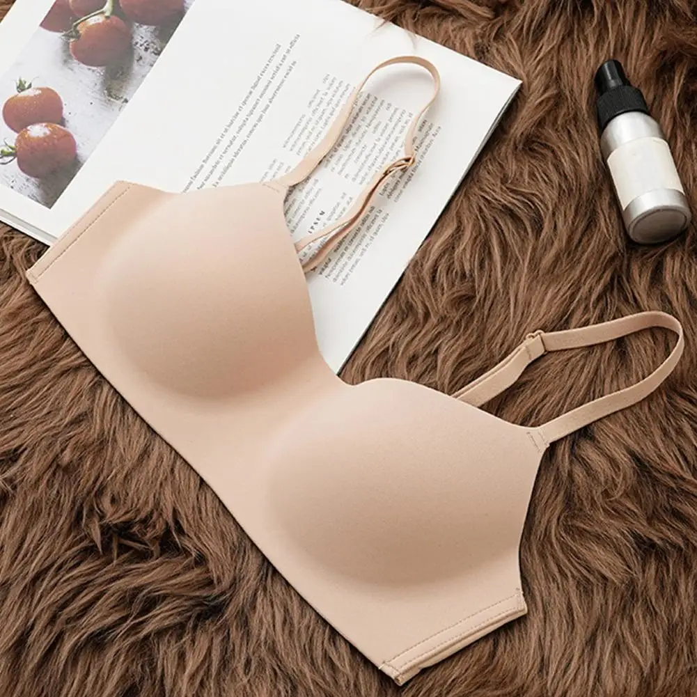 Women Solid Color Bra Padded Sports Bra with Adjustable Shoulder Straps Wireless Push Up Support for Yoga Exercise Comfortable sports bra,sports underwear