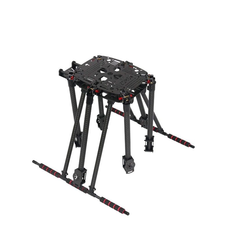 FPV ZD850 PRO Full Carbon Fiber ZD 850 Frame Kit with Unflodable Landing Gear Foldable Arm for FPV DIY Aircraft Hexacopter
