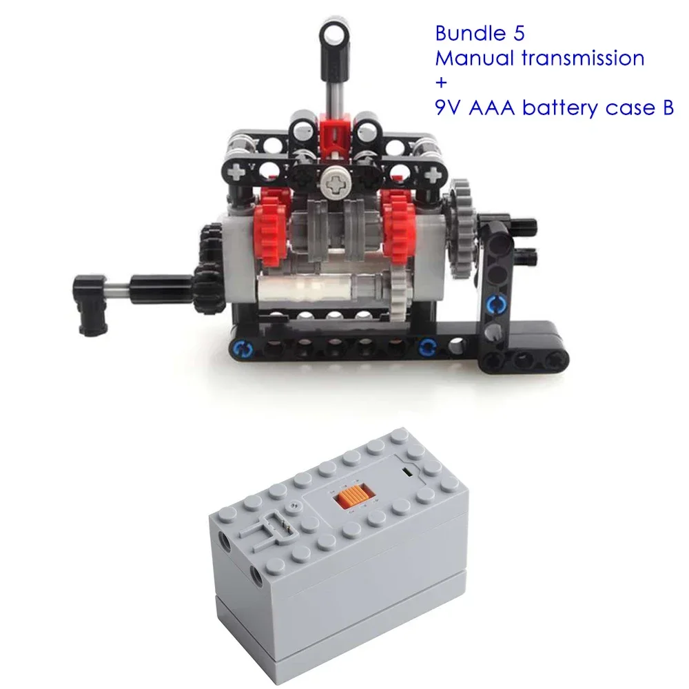Manual Transmission Kit MOC 4 Speed Gearbox Model Power Functions