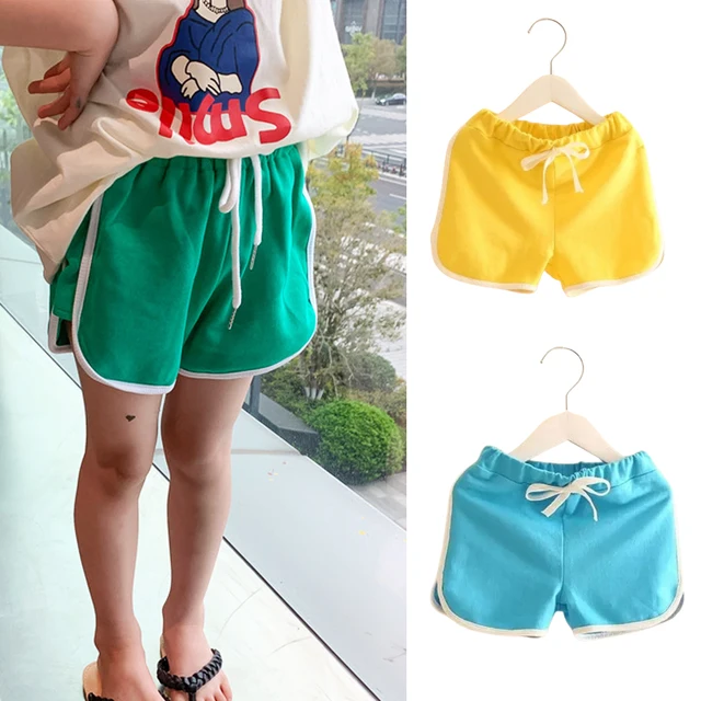 여름의 상쾌한 스타일: 어린이 코튼 반바지와 수영 트렁크