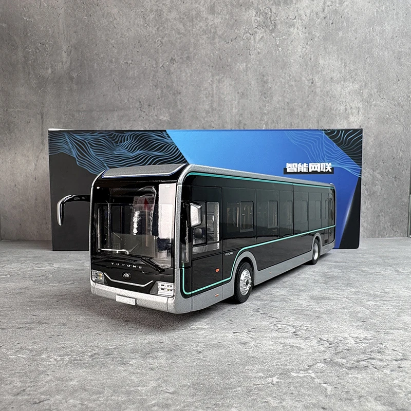 宇通バスモデルU12海外版ブラックダイヤモンドモデル1:42バス純電気バスモデル 1/42 宇通バスモデル U12 ブラックダイヤモンドモデル上海バス純粋な