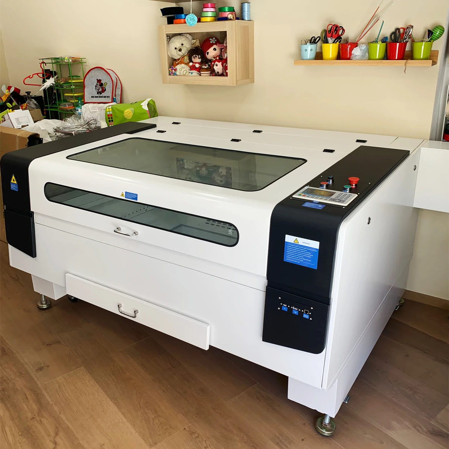 Macchina per taglio e incisione laser Co2 1300x900mm con tubo laser RECI 100W 150W per legno/acrilico/compensato/pelle