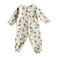 2024 Autumn New in Kids Baby Girls Boys Pajamas Set - Infant Cartoon Top + Pants , Toddler Sleeping Clothing 2pcs 0-24M 6